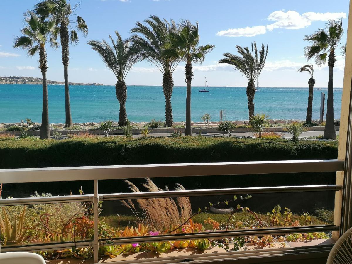 "Le Palmier Dore", Cosy T3 A 3 Minutes A Pied Des Plages, Parking Et Clim Sanary-sur-Mer Luaran gambar