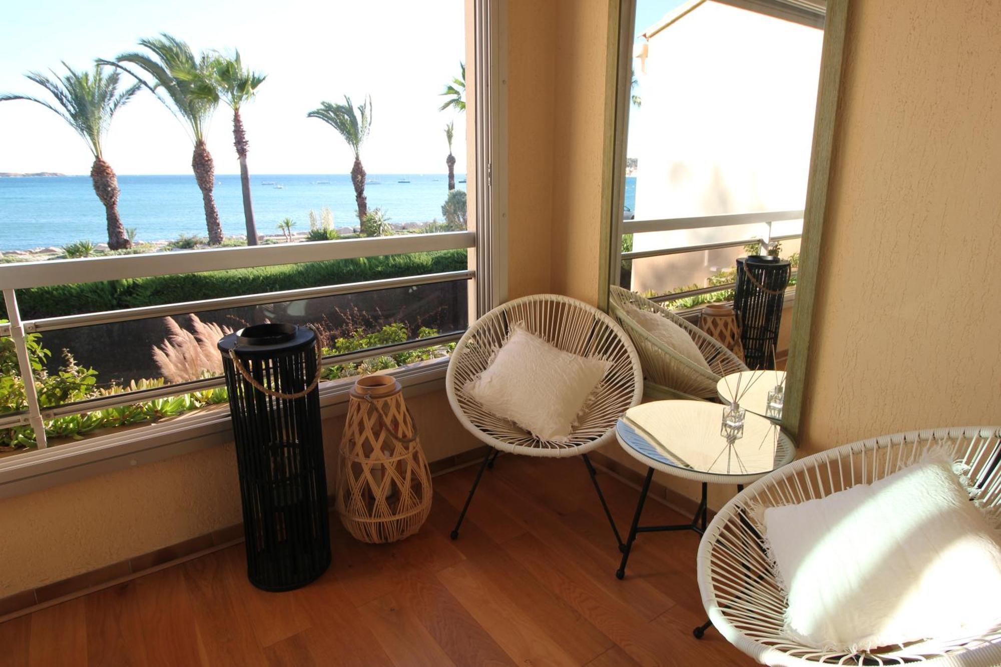 "Le Palmier Dore", Cosy T3 A 3 Minutes A Pied Des Plages, Parking Et Clim Sanary-sur-Mer Luaran gambar